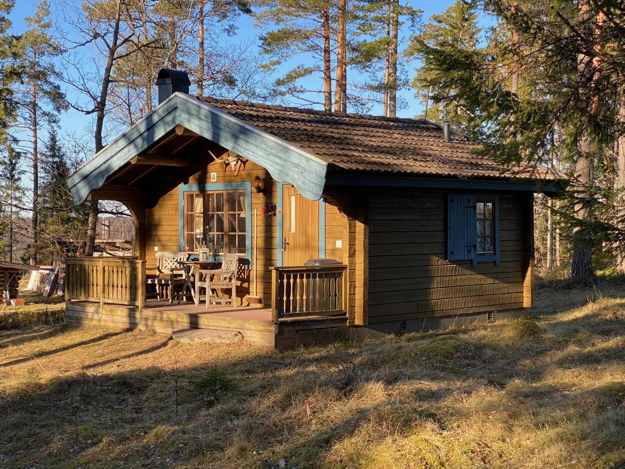 Timrad Stuga I Kanten Av Skogen Med Spa Moejlighet Mullsjö 外观 照片